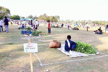 কালীগঞ্জ ৫ টি স্থানে কাঁচা বাজার