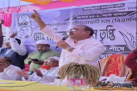 মফিকুল হাসান তৃপ্তির বিশাল কর্মীসভা