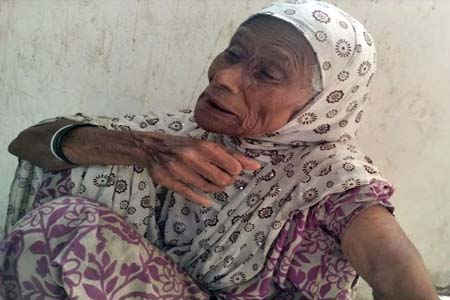 বৃদ্ধাকে পিটিয়ে আহত