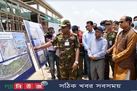 মাওয়ায় রেলওয়ে স্টেশন পরিদর্শন