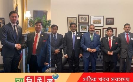 দুই মার্কিন আইন প্রণেতার সঙ্গে বৈঠক করেন এবং আলোচনা