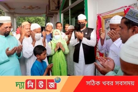 মসজিদের উদ্বোধন করলেন নৌপরিবহন প্রতিমন্ত্রী