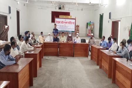 সালথায় মাসিক আইন শৃংখলা কমিটির সভা অনুষ্ঠিত