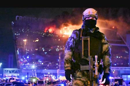 মস্কোয় কনসার্ট হলে হামলা