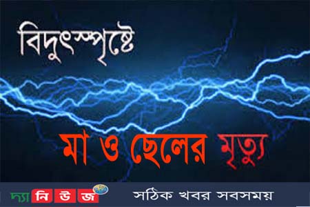 বিদ্যুতের ছেঁড়া তারে মা-ছেলের মৃত্যু 