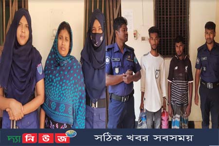 নবীগঞ্জে পৃথক অভিযানে গাজা ব্যবসায়ী নারী ও মুর্তি চুরির অভিযোগে যুবকসহ গ্রেফতার ২