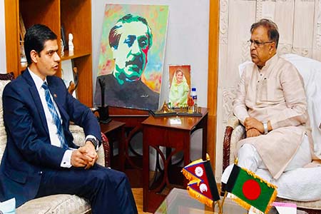 সংস্কৃতি প্রতিমন্ত্রীর সঙ্গে নেপালের রাষ্ট্রদূতের সাক্ষাৎ
