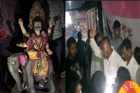 নোয়াখালীতে পূজামন্ডপে হামলা, থানায় মামলা