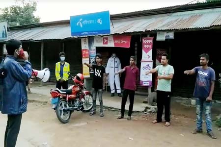 মাস্ক পরতে শপথ