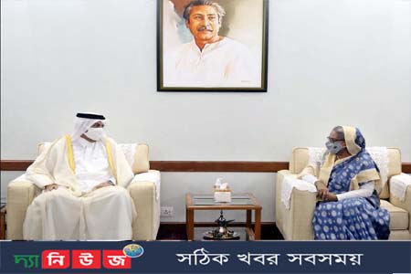 শেখ হাসিনার সাথে কাতারের রাষ্ট্রদূতের সাক্ষাৎ