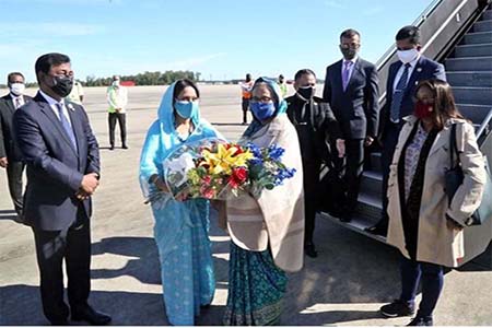 ওয়াশিংটন ডিসি পৌঁছেছেন প্রধানমন্ত্রী