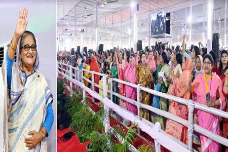 সবক্ষেত্রে নারীদের অধিকার প্রতিষ্ঠা করাই আমাদের প্রচেষ্টা -প্রধানমন্ত্রী