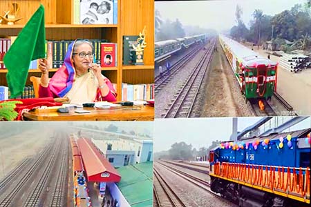 ১৪ বছরে ৬৫০ কিলোমিটার নতুন রেলপথ নির্মাণ করেছি -প্রধানমন্ত্রী