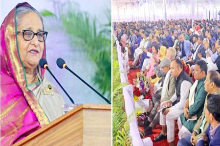 জনগণের ভোটে সরকারে এসেছি, জনগণের কল্যাণে কাজ করে যাব -প্রধানমন্ত্রী