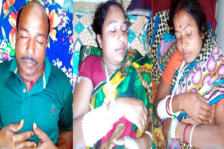 পাইকগাছায় চিংড়ি ঘেরের বিরোধকে কেন্দ্র করে প্রতিপক্ষের হামলায় নারী সহ আহত ৪
