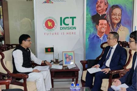 আইসিটি প্রতিমন্ত্রীর সাথে জেট্রোর প্রেসিডেন্টের বৈঠক