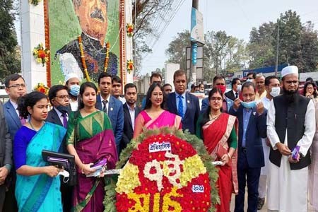 পঞ্চগড়ে নানা কর্মসূচীর মধ্যদিয়ে ঐতিহাসিক ৭ মার্চ পালন
