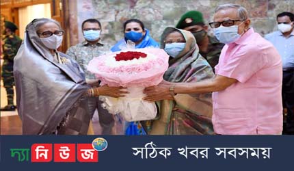 রাষ্ট্রপতির সাথে প্রধানমন্ত্রীর সাক্ষাৎ