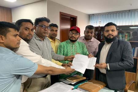 রিক্রুটিং লাইসেন্স পাওয়ার দাবীতে স্মারকলিপি