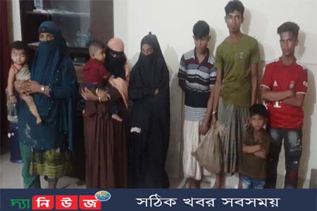 কোম্পানীগঞ্জে ৯ রোহিঙ্গা আটক