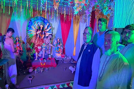 আনন্দঘন পরিবেশে পূজা উদ্‌যাপনে পাশে থাকবে সরকার -পরিবেশ ও বন মন্ত্রী