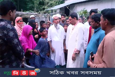 সালথায় সংঘর্ষে নিহত যুবকের দাফন সম্পন্ন: শোকাহত পরিবারের পাশে লাবু চৌধুরী