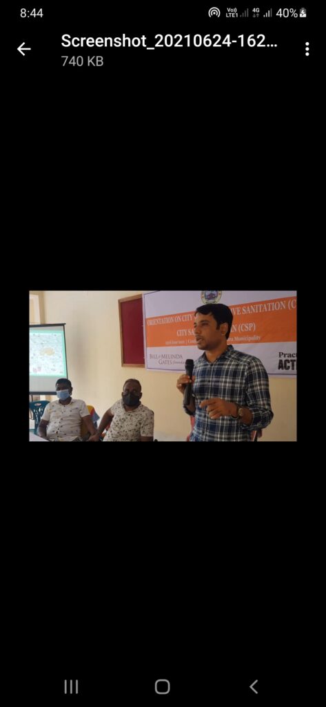 মাগুরা পৌর সভার সার্বজনিন স্যানিটাইজেশন বিষয়ে কর্মশালা