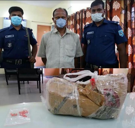 পঞ্চগড়ে ইয়াবা ও গাঁজাসহ মাদক ব্যবসায়ী আটক
