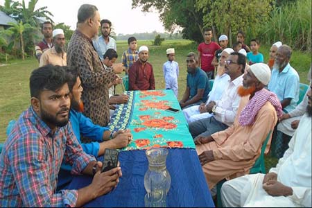বালুচর জামে মসজিদের ভিত্তি প্রস্তর স্থাপন শুভ উদ্বোধন