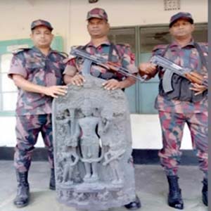 পঞ্চগড়ে কষ্টিপাথরে মূর্তি উদ্ধার