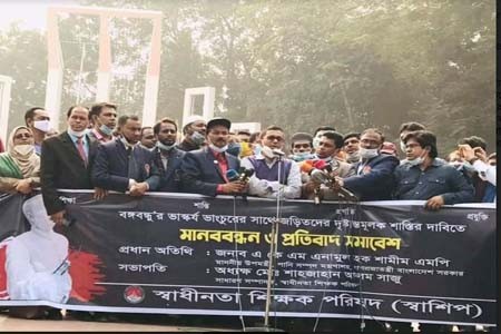 বঙ্গবন্ধুর ভাস্কর্যে হামলার মদদদাতাদের খুঁজে বের করা হবে -এনামুল হক শামীম