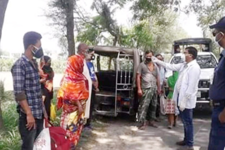 শার্শায় সরকারি আদেশ অমান্য ও বিভিন্ন অনিয়মের অভিযোগে ১৯ ব্যক্তিকে জরিমানা