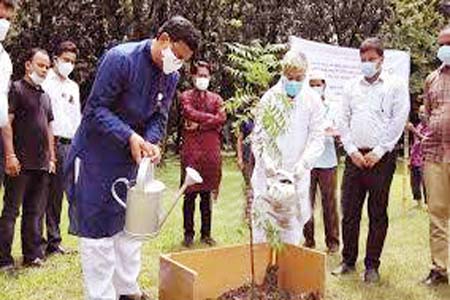 মুজিববর্ষে এককোটি চারারোপণের মাধ্যমে দেশে সবুজবিপ্লব হবে -নৌপরিবহন প্রতিমন্ত্রী