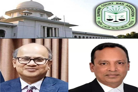সুপ্রিম কোর্ট আইনজীবী সমিতির সভাপতি আমিন(আ.লীগ), সম্পাদক রুহুল(বিএনপি)