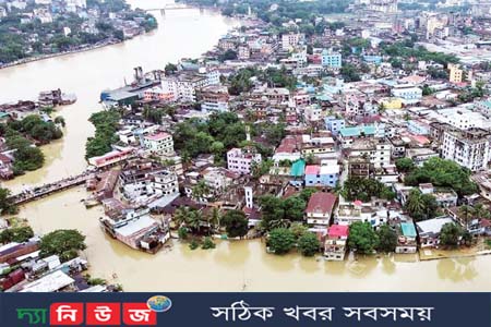 পানিতে প্লাবিত