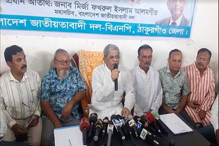 আ’লীগ সরকারের অধীনে কোন সুষ্ঠু নির্বাচন সম্ভব নয়, গাইবান্ধার নির্বাচনে সেটাই প্রমানিত হয়েছে -মির্জা ফখরুল 