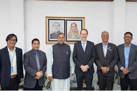 বাণিজ্য প্রতিমন্ত্রীর সাথে ইউএনডিপি প্রতিনিধি দলের সাক্ষাৎ