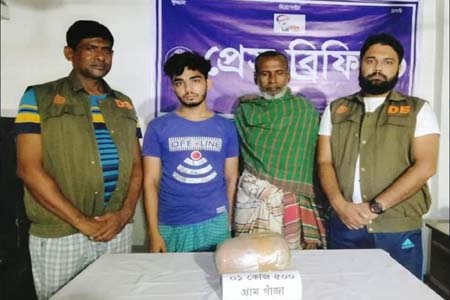 শার্শায় গাঁজাসহ চিহ্নিত দুই মাদক ব্যবসায়ী আটক
