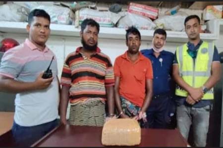 বেনাপোলে গাঁজাসহ ২ মাদক ব্যবসায়ী আটক