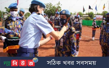 বাংলাদেশের ১৪০ পুলিশ সদস্য পেলেন জাতিসংঘ শান্তিরক্ষা পদক