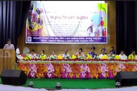 দুর্যোগময় পরিস্থিতি জনগণের পাশে থেকে মোকাবিলা করেন প্রধানমন্ত্রী -বীর বাহাদুর উশৈসিং