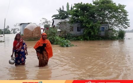 দুর্ভোগে পানিবন্দী মানুষ