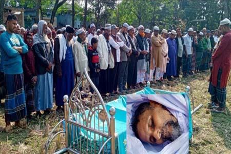 ঝিকরগাছার সাংবাদিক জীবনের পিতার দাফন সম্পন্ন : সাংবাদিক মহলের শোক