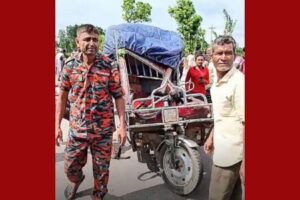 পঞ্চগড়ের বোদায় ট্রাক-অটো মুখোমুখি সংঘর্ষে নিহত ১, আহত ৩