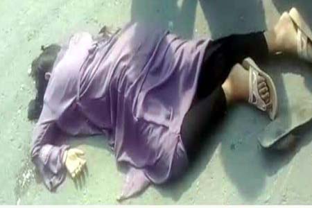 বাসের চাকায় পিষ্ট