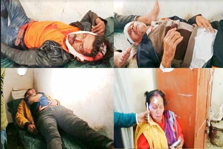 ট্রাকের পেছনে পরিবহনের ধাক্কা