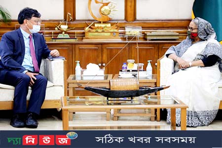 শিঝিন চেন ও প্রধানমন্ত্রী শেখ হাসিনা