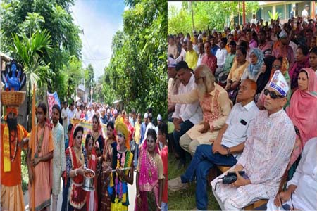 আগৈলঝাড়ায় শুভ জন্মষ্টমী