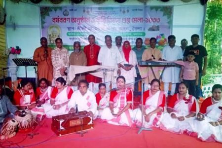 আগৈলঝাড়া প্রশাসন ও ঐতিহাসিক কবি বিজয়গুপ্তের মনসা মন্দিরে নববর্ষ পালিত