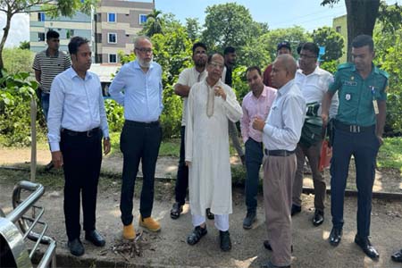 আশুগঞ্জ নদীবন্দর-সরাইল ও ধরখার-আখাঊড়া স্থলবন্দর মহাসড়ক পরিদর্শন করলেন মহাসড়ক বিভাগের সিনিয়র সচিব